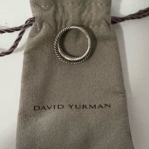 David Yurman Crossover Band Sterling Silver and Gold